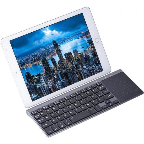  [아마존베스트]Zerone Mini Keyboard Wireless 2.4 Ghz Numeric Keyboard Portable Ultrasotic Mouse Combo for PC Laptop Smart TV HTPC Windows Android