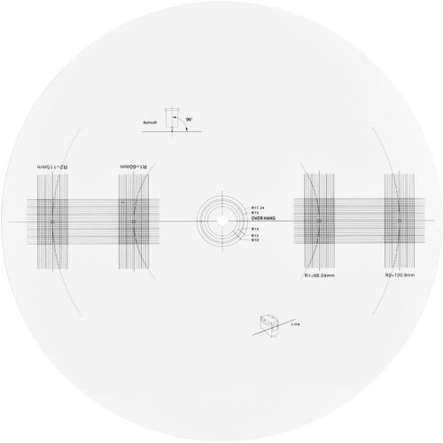  [아마존베스트]Zerone Profesional LP Vinyl Disc Calibration Disc Strobe Disc