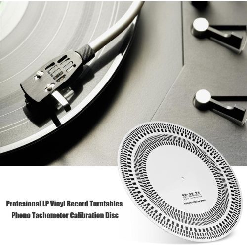  [아마존베스트]Zerone Profesional LP Vinyl Disc Calibration Disc Strobe Disc