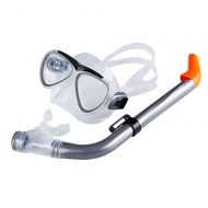 Zesion Goggles Mask Dry Snorkel Set with Camera Mount Snorkel Set Adult Diving Mask Snorkeling Diving Swimming