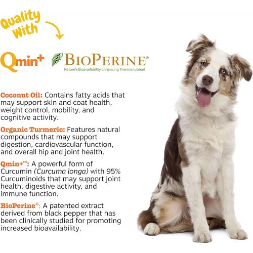  [아마존 핫딜] [아마존핫딜]Zesty Paws Turmeric Curcumin for Dogs - Herbal Soft Chews with 95% Curcuminoids for Digestive + Immune Health - Arthritis + Hip & Joint Support - with Organic Turmeric, Coconut Oil