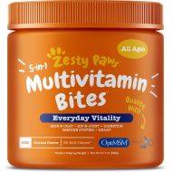 [아마존 핫딜] [아마존핫딜]Zesty Paws Multivitamin Treats for Dogs - Glucosamine Chondroitin for Joint Support + Digestive Enzymes & Probiotics - Grain Free Dog Vitamin for Skin & Coat + Immune Health - Chic
