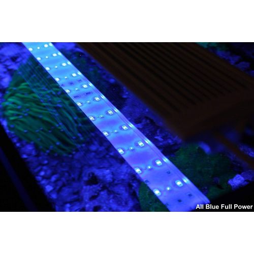  Zetlight ZP-4000-742 All Blue Waterproof Aquarium LED Light, 30-35