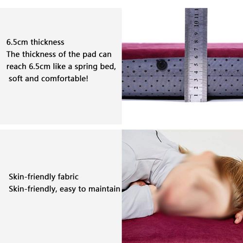  Zfusshop Sleeping Bag Sleeping Mat Camping Mat Single Thick Automatic Inflatable Cushion Thickness 6CM Travel,Outdoors,Hotel,Hiking,Camping,Portable