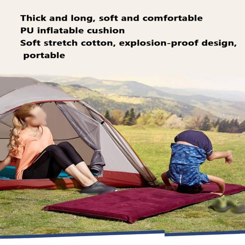  Zfusshop Sleeping Bag Sleeping Mat Camping Mat Single Thick Automatic Inflatable Cushion Thickness 6CM Travel,Outdoors,Hotel,Hiking,Camping,Portable