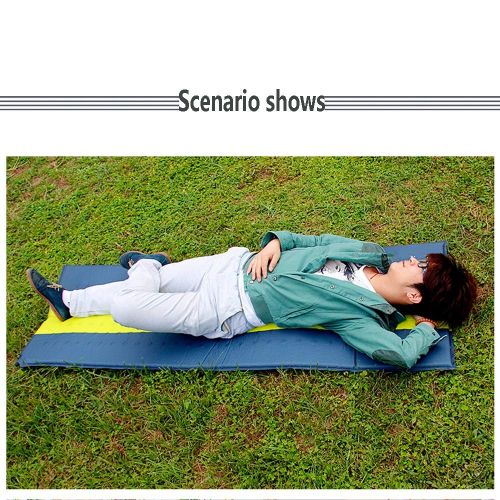  Zfusshop Sleeping Bag Sleeping Mat Single Lunch Break Pad Automatic Inflatable Cushion Tent Mat Camping Mat Thick Mattress Outdoor Mat Travel,Outdoors,Hotel,Hiking,Camping,Portable