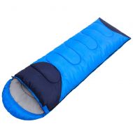 Zfusshop Sleeping Bag Sleeping Bag Four Seasons Adult Spring and Summer Outdoor Sleeping Bag Camping Portable Travel,Outdoors,Hotel,Hiking,Camping,Portable (Color : Light Blue)