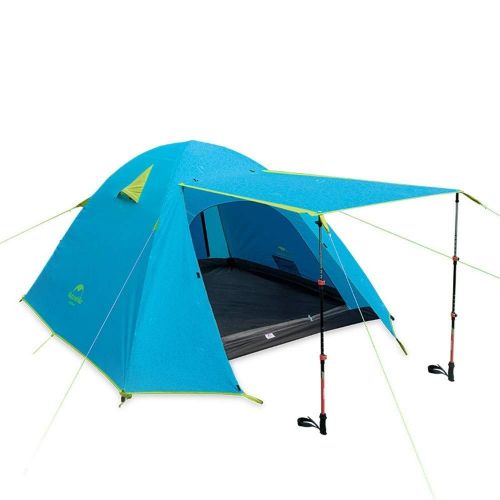  Zhangzefang Outdoor Camping Tent Aluminum Pole Rainproof Tent Embossed Waterproof Camping Tent
