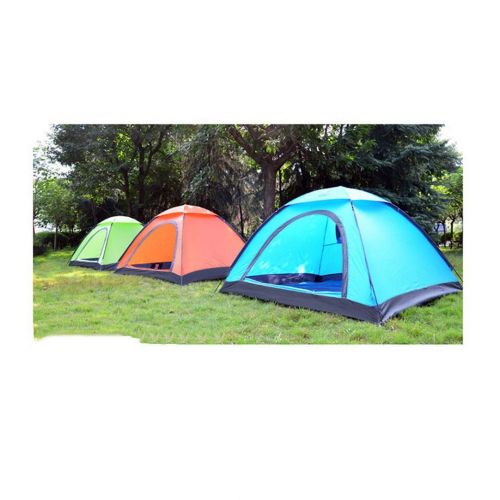  Zhangzefang Outdoor Tent Camping Camping Beach Tourism Roof Climbing Single Layer Tent 2-3 People Tent Camping Equipment