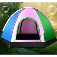 Zhangzefang Multiplayer Tent 5-6 Outdoor Tent Beach Tent UV Protection Leisure Picnic Tent ZXCV