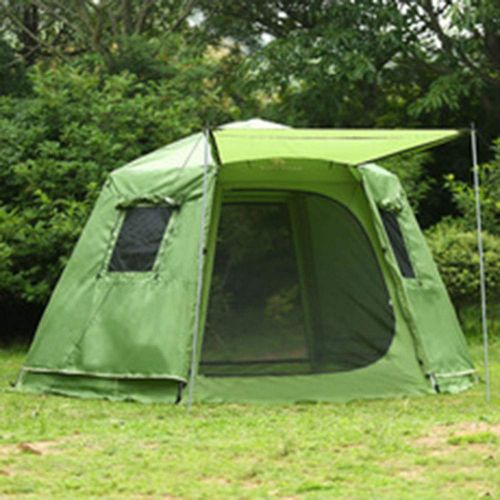  Zhangzefang Outdoor Camping Tent Direct Sales Aluminum Pole Double Layer Free Built Speed Open Double Tent Ultra Light Waterproof Automatic Tent