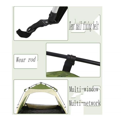  Zhangzefang Outdoor Camping Tent Direct Sales Aluminum Pole Double Layer Free Built Speed Open Double Tent Ultra Light Waterproof Automatic Tent