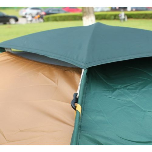  Zhangzefang Outdoor Camping Tent for 4 People Quadruple Camping Tent for Windproof Rainproof Mosquito-Proof UV Tent ZXCV