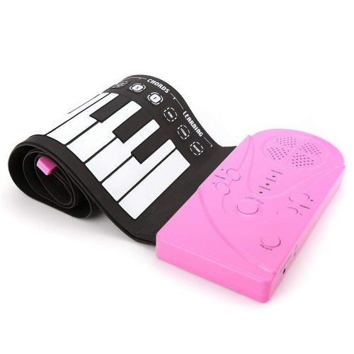  Zhao Xiemao Keys Portable Roll up Piano Portable 49 Keys Flexible Roll Up Piano Electronic Soft Keyboard Piano Silicone Rubber Keyboard ABS Plastic for Beginners