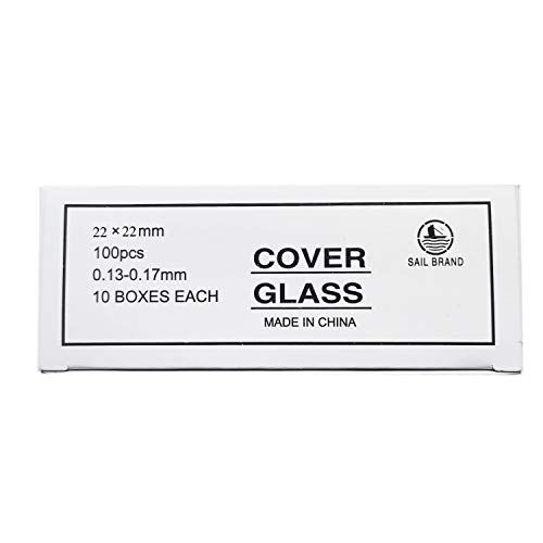  [아마존베스트]MUHWA Microscope accessories cover glasses (1000Pcs.)