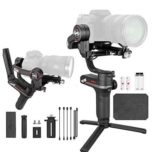  Zhiyun Weebill S 3-Axis Handheld Gimbal Stabilizer for Mirrorless and DSLR Camera for Canon 5DIV 5DIII EOS R Sony A7M3 A7R3 A7 III A9 Panasonic S1 GH5s Nikon Z6,Improved Motor Than