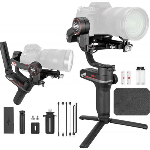  Zhiyun Weebill S 3-Axis Handheld Gimbal Stabilizer for Mirrorless and DSLR Camera for Canon 5DIV 5DIII EOS R Sony A7M3 A7R3 A7 III A9 Panasonic S1 GH5s Nikon Z6,Improved Motor Than