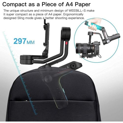  Zhiyun WEEBILL S Gimbal Stabilizer for DSLR & Mirrorless Camera Sony A7R3 A7M3 Canon 5D4 EOS R Nikon Z6 Z7 D850 Panasonic GH5 BMPCC 4K Fujifilm Sigma,3-Axis-Zhiyun-Weebill-S(Standa