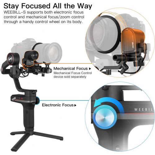  Zhiyun WEEBILL S Gimbal Stabilizer for DSLR & Mirrorless Camera Sony A7R3 A7M3 Canon 5D4 EOS R Nikon Z6 Z7 D850 Panasonic GH5 BMPCC 4K Fujifilm Sigma,3-Axis-Zhiyun-Weebill-S(Standa