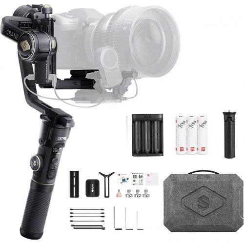  Zhiyun Crane 2S 3-Axis Handheld Gimbal Stabilizer for DSLR Camera Mirrorless Cameras Professional Video Stabilizer Compatible with Sony Nikon Canon Panasonic LUMIX BMPCC 6K Crane2S