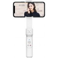 ZHIYUN Smooth X Gimbal Stabilizer, Handheld Extendable Selfie Stick for iPhone Android, Vlog & YouTube Live Video, Face/Object Tracking, Bluetooth Remote, Gesture & Zoom - White (T