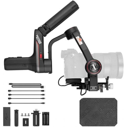  zhi yun Weebill S 3-Axis Gimbal for Mirrorless and DSLR Cameras Like Sony A7M3, 300% Improved Motor Than Zhiyun Weebill Lab A4 Compact Size 14-Hour Runtime