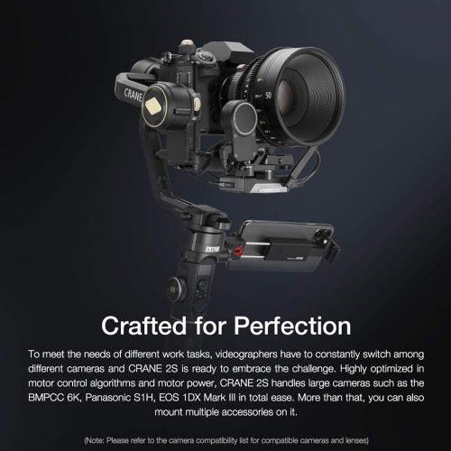  Zhiyun Weebill S 3-Axis Gimbal(Zoom/Focus Pro Packag) for Mirrorless and DSLR Cameras Like Sony A7M3, 300% Improved Motor Than Zhiyun Weebill Lab A4 Compact Size 14-Hour Runtime, W