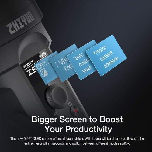  Zhiyun Weebill S 3-Axis Gimbal(Zoom/Focus Pro Packag) for Mirrorless and DSLR Cameras Like Sony A7M3, 300% Improved Motor Than Zhiyun Weebill Lab A4 Compact Size 14-Hour Runtime, W