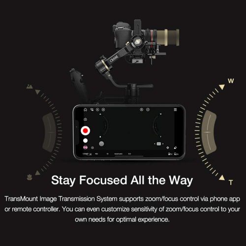  Zhiyun Crane 3S 3-Axis Handheld Gimbal Stabilizer for DSLR Cameras and Camcorder, 6.5kg Payload, Extendable Roll Axis, 12 Hours or Longer Continuous Uptime, DC-in (Pro Package)