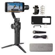 Zhiyun Smooth 4 3-Axis Handheld Gimbal Stabilizer Compatible FiLMiC Pro for iPhone Xs Max/Xs/X/8 Plus/7/SE Samsung Galaxy S9+/S8/S7 etc Smartphones(Gopro Adapter/Charging Cable/Cou