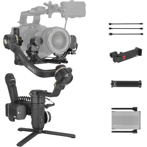  Zhiyun Crane 3S Pro Kit [Official] Handheld 3-Axis Gimbal Stabilizer for DSLR Cinema Cameras and Camcorder (PRO Package)