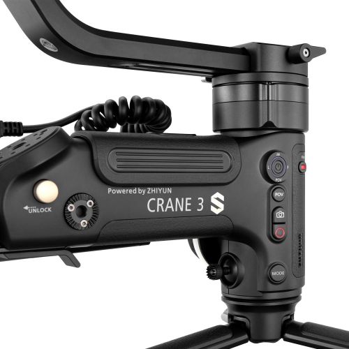  Zhiyun Crane 3S Pro Kit [Official] Handheld 3-Axis Gimbal Stabilizer for DSLR Cinema Cameras and Camcorder (PRO Package)