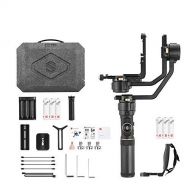 Zhiyun Crane 2S 3-Axis Handheld Gimbal Stabilizer for DSLR and Mirrorless Cameras Upgraded Focus Control Vertical Shooting (Combo Package with Dual Handle Grip and Battery Kit)