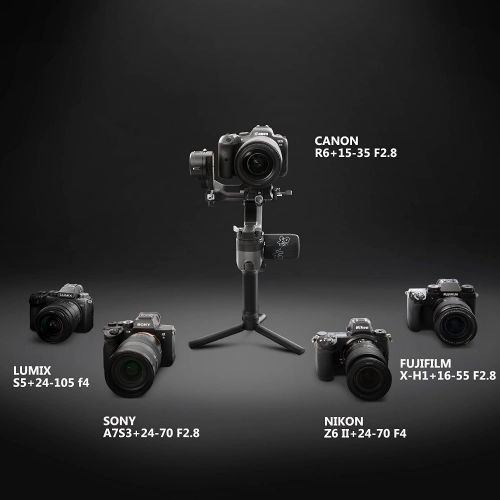  ZHIYUN Weebill 2 Combo, 3-Axis Handheld Gimbal Stabilizer for DSLR Mirrorless Cameras for Sony Nikon Canon Panasonic Lumix BMPPC 6K, Foldable 2.88” Full-Color Touchscreen, PD Fast