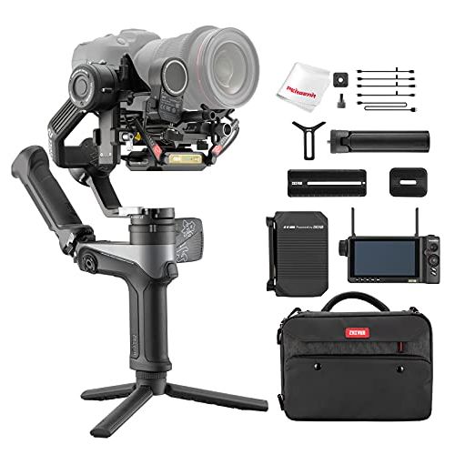  Zhiyun Weebill 2 Pro+, 3-Axis Gimbal Stabilizer for DSLR & Mirrorless Cameras 2.88 Touchscreen, W Image Transmitter AI, Focus/Zoom Control Motor 2.0 and Mastereye Visual Controller