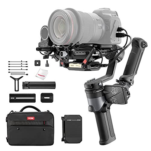  Zhiyun Weebill 2 Pro, 3-Axis Gimbal Stabilizer for DSLR & Mirrorless Cameras 2.88”Full-Color Touchscreen 24W PD Fast Charge, W Image Transmission Transmitter AI and Focus/Zoom Cont