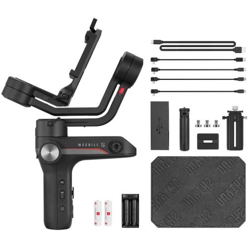  ZHIYUN WEEBILL S 3-Axis Gimbal Handheld Stabilizer for DSLR & Mirrorless Cameras + Quick Setup kit+Bag+Handle