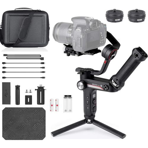  ZHIYUN WEEBILL S 3-Axis Gimbal Handheld Stabilizer for DSLR & Mirrorless Cameras + Quick Setup kit+Bag+Handle