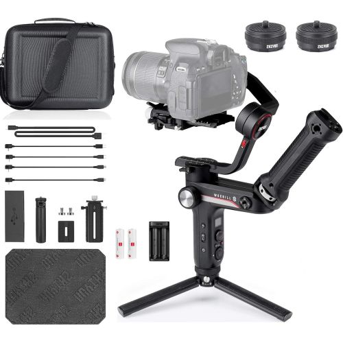  ZHIYUN WEEBILL S 3-Axis Gimbal Handheld Stabilizer for DSLR & Mirrorless Cameras + Quick Setup kit+Bag+Handle