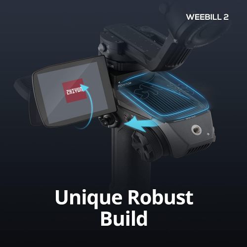  Zhiyun WEEBILL 2 Stabilizer, Standard Package Gimbal WB2 for DSLR & Mirrorless Camera Sony A7R3 A7M3 Canon 5D4 EOS R Nikon Z6 Z7 D850 Panasonic GH5 BMPCC 4K Fujifilm Sigma, 3-Axis-