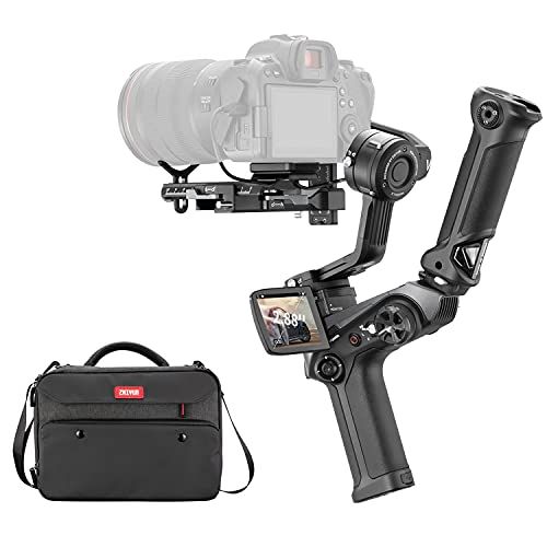  Zhiyun Weebill 2 Combo,3-Axis Handheld Gimbal Stabilizer w/Carry Bag and handgrip, for DSLR Camera Mirrorless Cameras Professional Video Stabilizer Compatible with Sony Nikon Canon