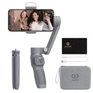 Zhiyun Smooth Q3 Combo, 3 Axis Handheld Smartphone Gimbal iPhone Stabilizer for iPhone 12 11 Pro Xs Max Xr X 8 Plus 7 6 SE Android Cell Phone Smartphone YouTube Vlog Live Video Kit