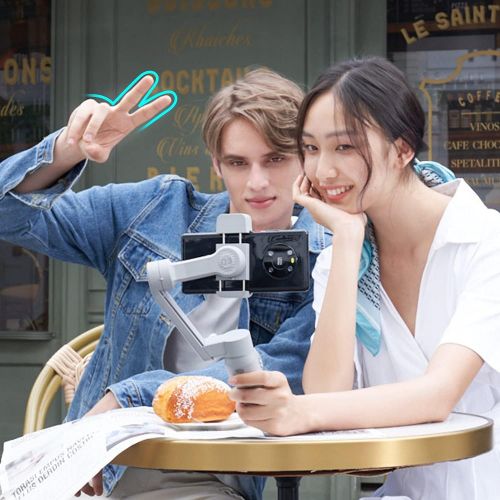  Zhiyun Smooth Q3 q 3 3 Axis Handheld Smartphone Gimbal iPhone Stabilizer for iPhone 12 11 Pro Xs Max Xr X 8 Plus 7 6 SE Android Cell Phone Smartphone YouTube Vlog Live Video Kit