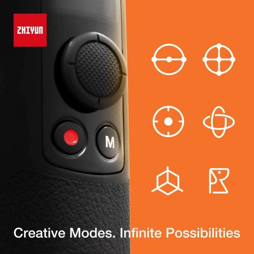  [아마존베스트]ZHIYUN Crane M2 3-Axis Gimbal Stabilizer for Light Mirrorless Camera,Action Camera,Smartphone,for Sony A6000,A6300,A6500,RX100M,GX85,Gopro Hero 5/6/7,iPhone Xs XR,WiFi/Bluetooth Co