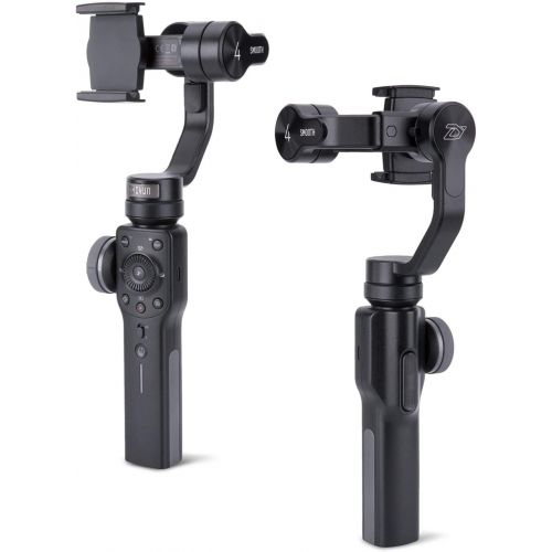  [아마존베스트]Zhiyun Smooth 4 [Official] 3 Axis Gimbal Stabilizer for Smartphone iPhone 12 11 MAX X XR XS Samsung Android, Cell Phone Gimbal for Vlog Youtuber Live Video