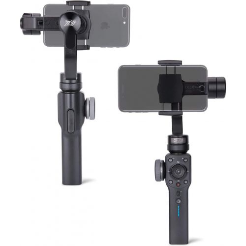  [아마존베스트]Zhiyun Smooth 4 [Official] 3 Axis Gimbal Stabilizer for Smartphone iPhone 12 11 MAX X XR XS Samsung Android, Cell Phone Gimbal for Vlog Youtuber Live Video