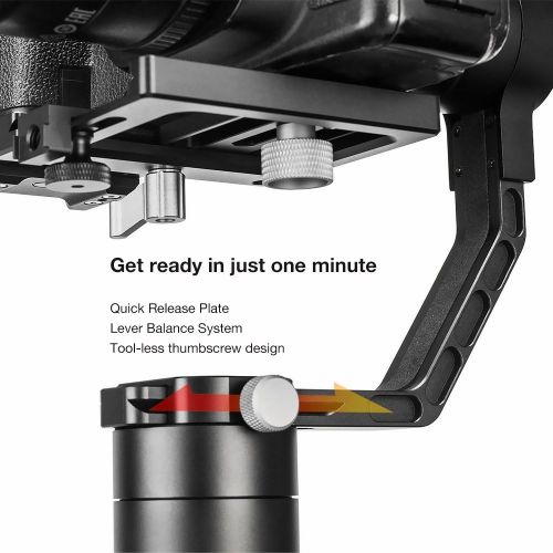  Zhi yun zhi yun Crane Zhiyun V23-Axis Gimbal Stabilizer for Mirrorless Camera and DSLR for Sony A7 Panasonic LUMIX Nikon J Canon M