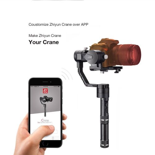  Zhi yun zhi yun Crane Zhiyun V23-Axis Gimbal Stabilizer for Mirrorless Camera and DSLR for Sony A7 Panasonic LUMIX Nikon J Canon M