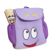 Dora Explorer Backpack Rescue Bag with Map,Pre-Kindergarten Toys PurpleZhicheng
