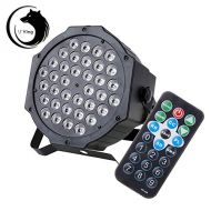 Zhihuitong RGB Stage Lights,80W 36-LED 3-in-1 Auto Strobe Sound Control DMX-512 Remote Control Stage Light